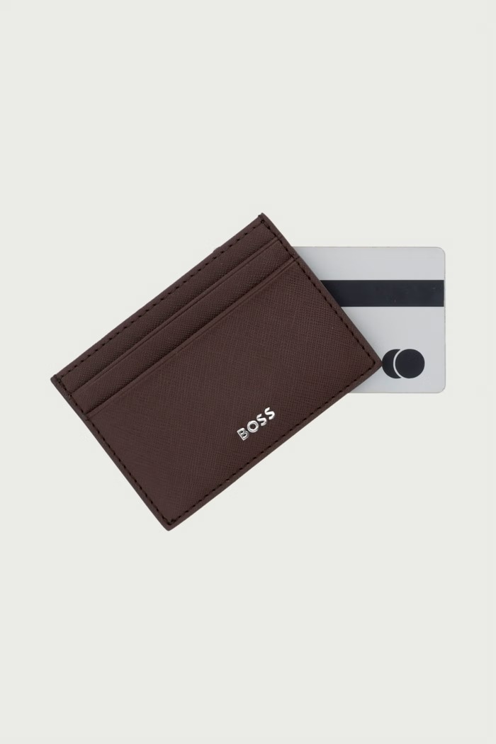 Αξεσουάρ BOSS Θήκη για κάρτες ανδρική Northon_Money clip 50568402 καφέ