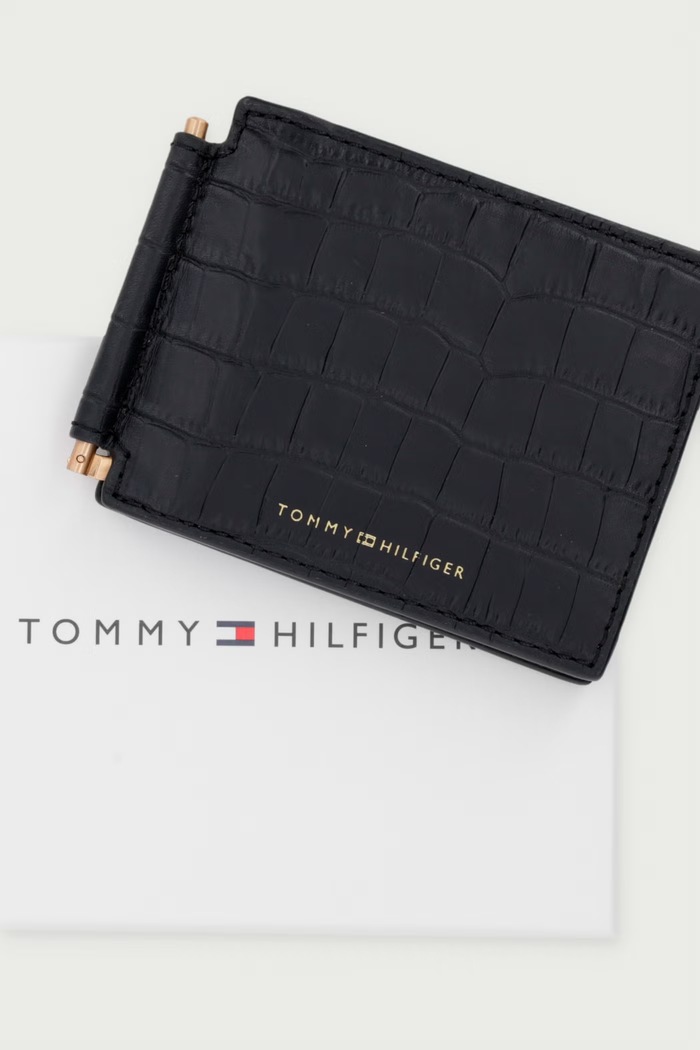 Peňaženka pánska kožená Tommy Hilfiger čierna AM0AM14840