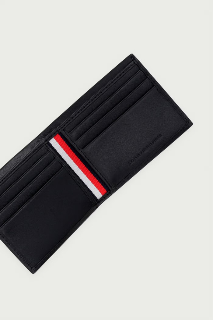 Dodaci Tommy Hilfiger Novčanik za muškarce od kože AM0AM14799 crna