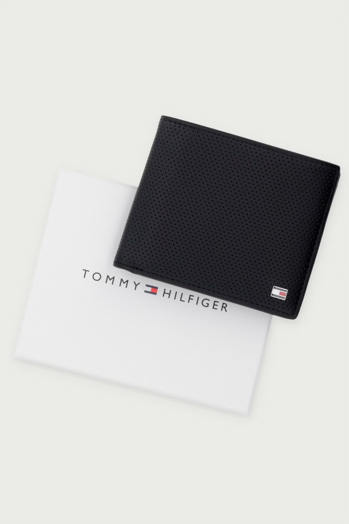 Peňaženka pánska kožená Tommy Hilfiger čierna AM0AM14797