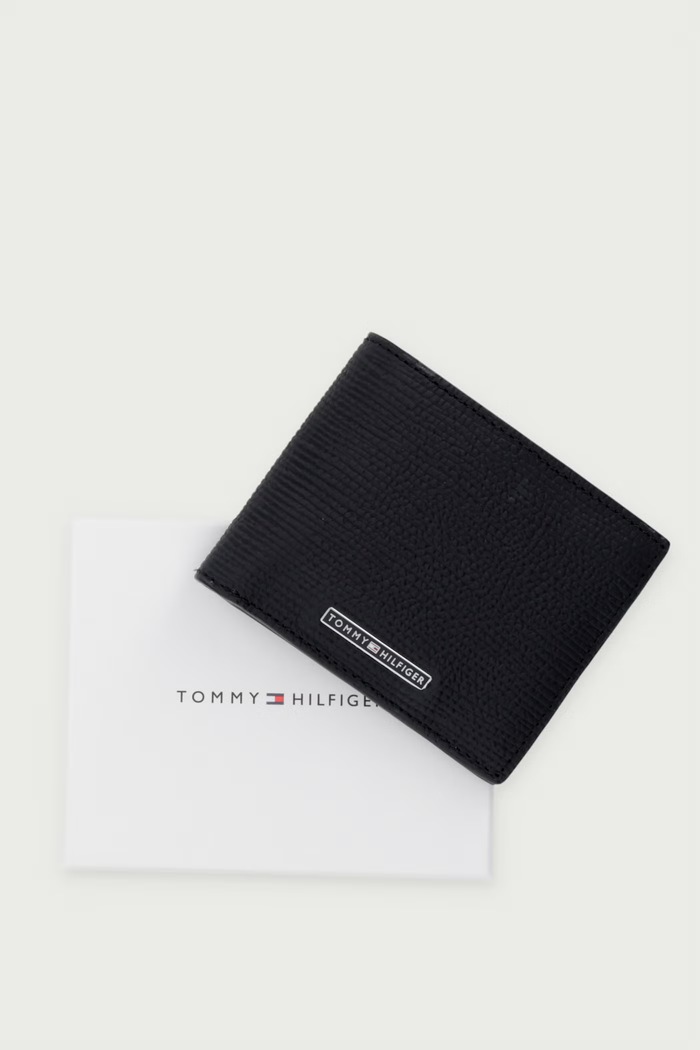 Peňaženka pánska kožená Tommy Hilfiger čierna AM0AM14785