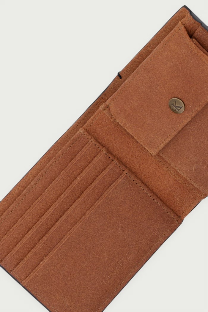 Dodaci Calvin Klein novčanik za muškarce kožni LV04D1365G crna