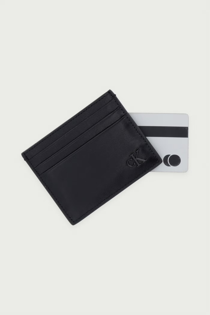 Dodaci Calvin Klein etui za kartice za muškarce kožno LV04D1363G crna