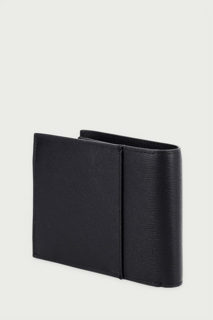 Calvin Klein портфейл мъжки от кожа LV04D1283G черен AW26
