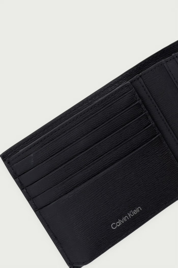 Аксесоари Calvin Klein портфейл мъжки от кожа LV04D1283G черен