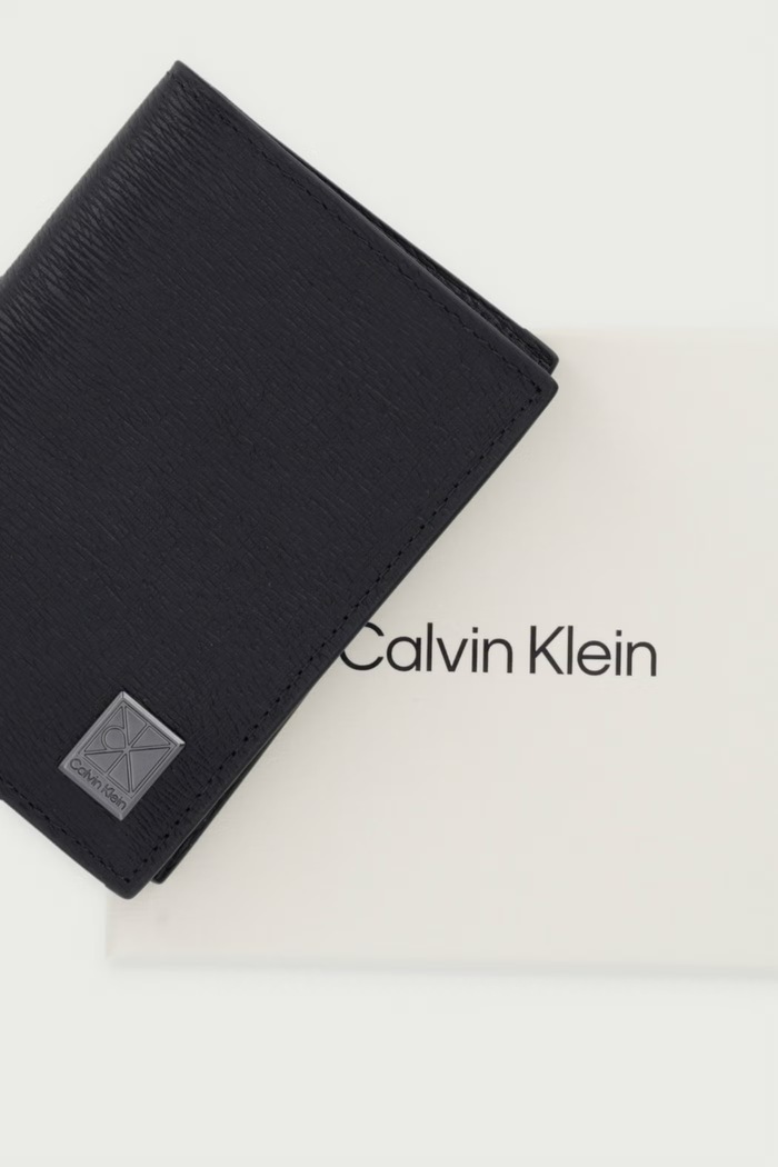 Calvin Klein novčanik za muškarce kožni LV04D1281G crna