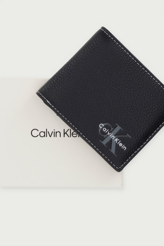 Calvin Klein novčanik za žene kožni LV04D1270G crna