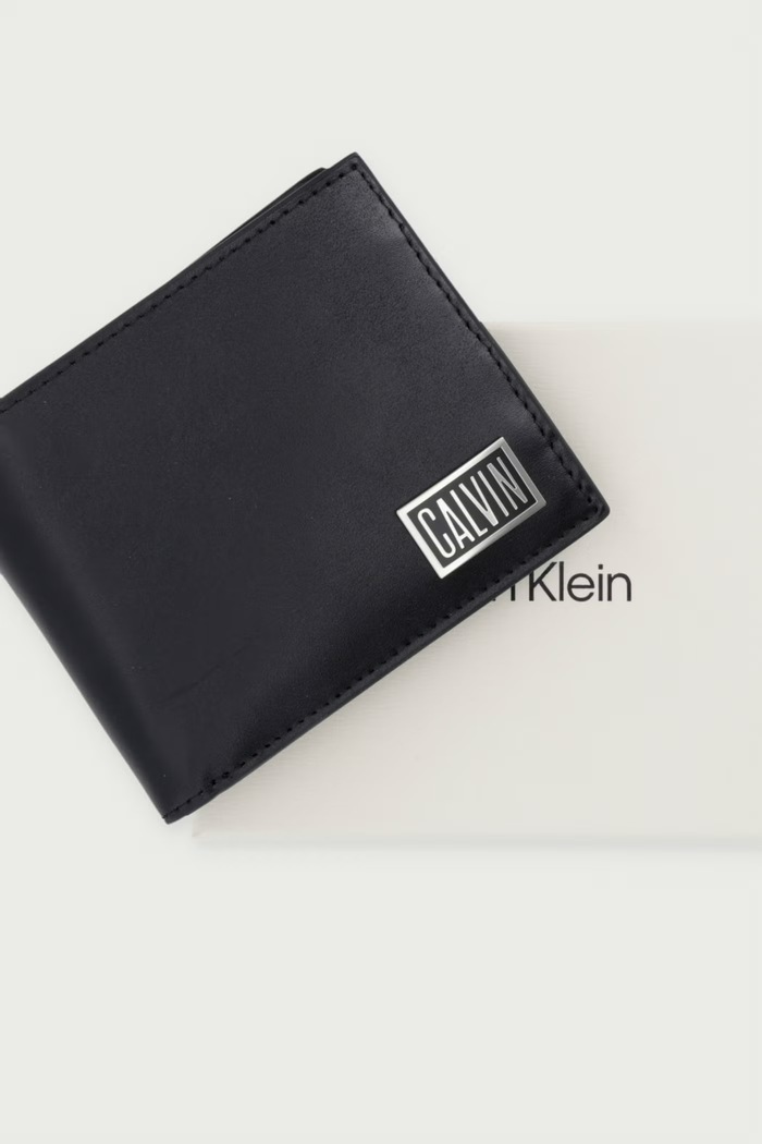 Calvin Klein novčanik za žene kožni LV04D1268G crna