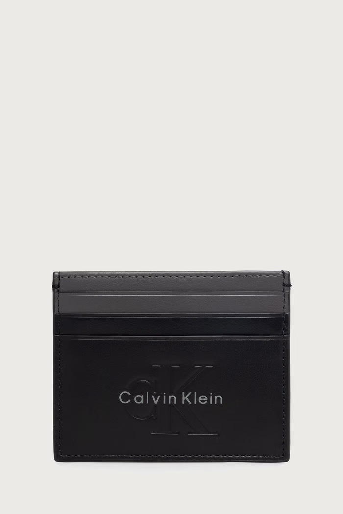 Calvin Klein Etui za kartice i privjesak za muškarce od kože LV04D0015G crna AW26