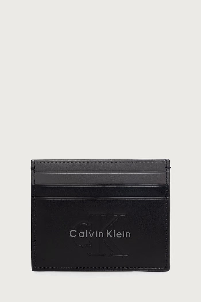 Calvin Klein Etui za kartice i privjesak za muškarce od kože LV04D0015G crna AW26