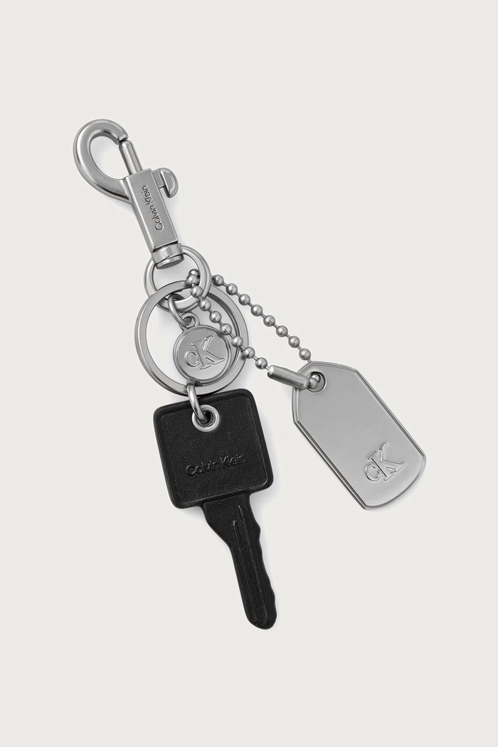 Dodaci Calvin Klein Etui za kartice i privjesak za muškarce od kože LV04D0015G crna