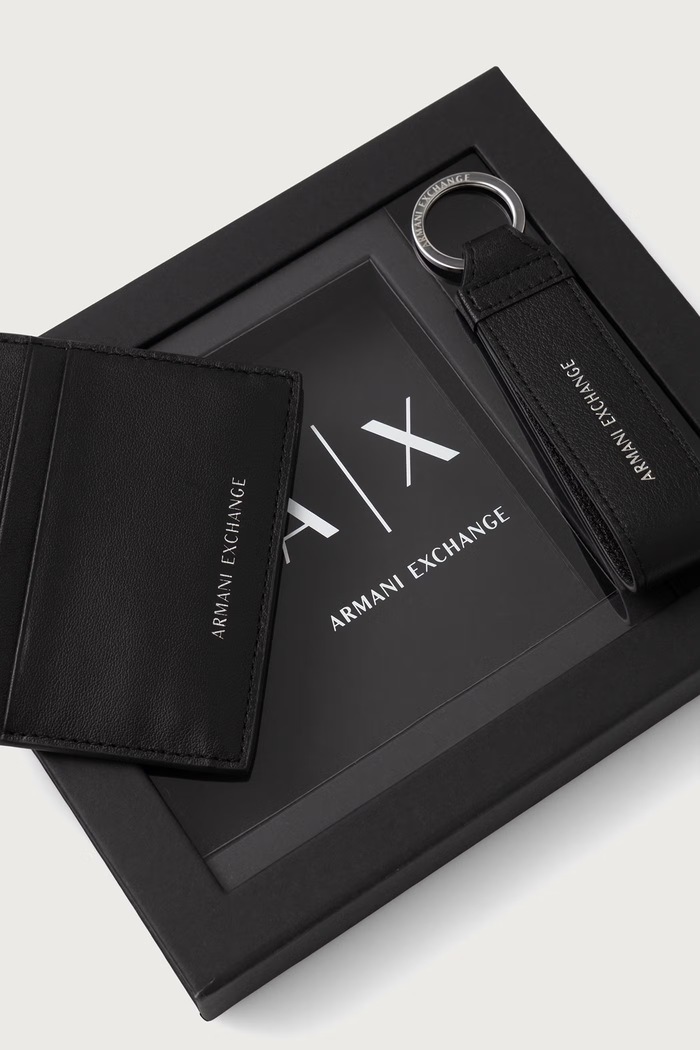 Armani Exchange Комплект кошелек и брелок кожаные XM002217.AF22541
