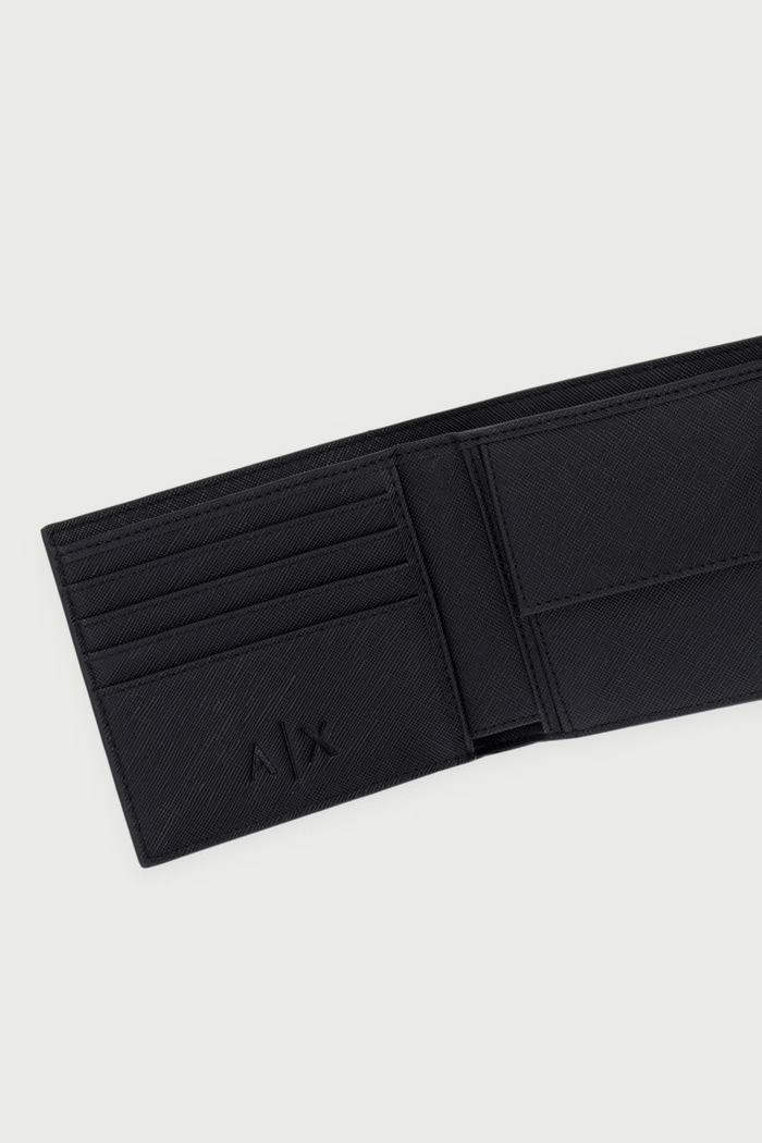 Dodaci Armani Exchange novčanik za muškarce od imitacije kože XM000167.AF26659 crna