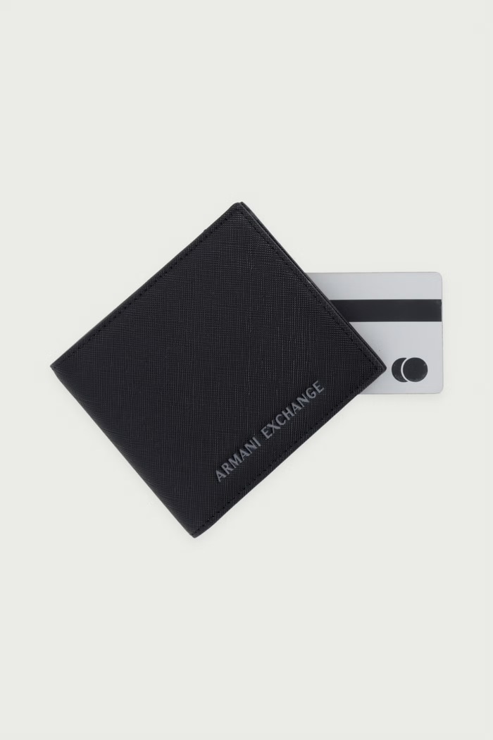 Armani Exchange novčanik za muškarce od imitacije kože crna XM000167.AF26659