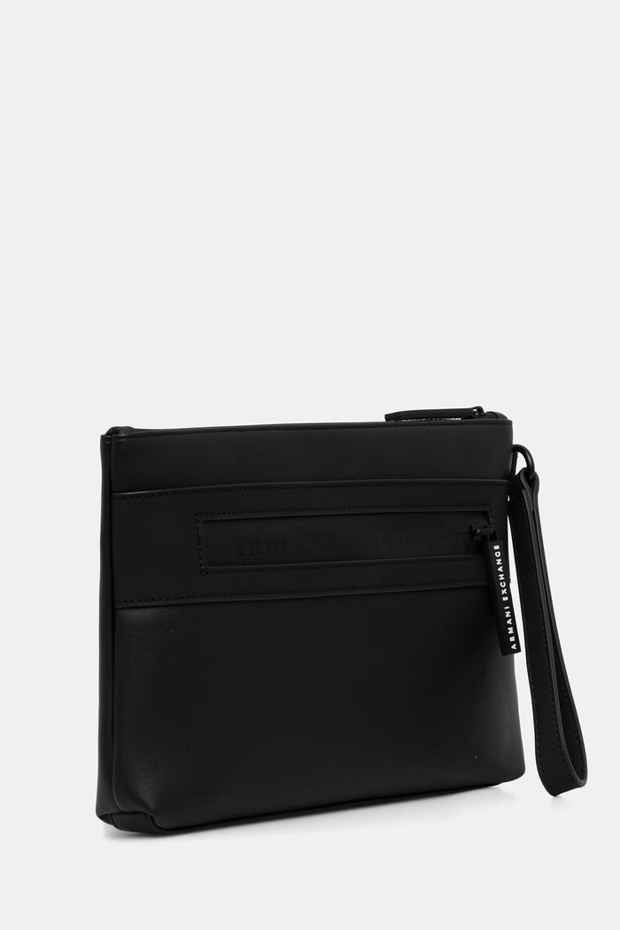 Armani Exchange чанта през рамо мъжка от имитация на кожа XM003595.AF26679 черен AW26