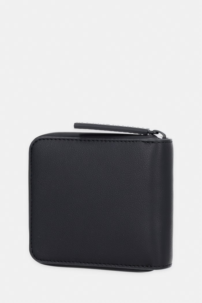 Armani Exchange novčanik za muškarce od imitacije kože XM003370.AF26679 crna AW26