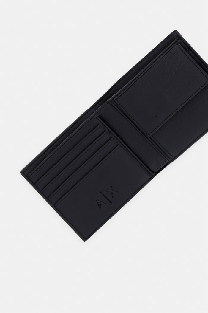 Аксесоари Armani Exchange портфейл мъжки от имитация на кожа XM000167.AF26662 черен
