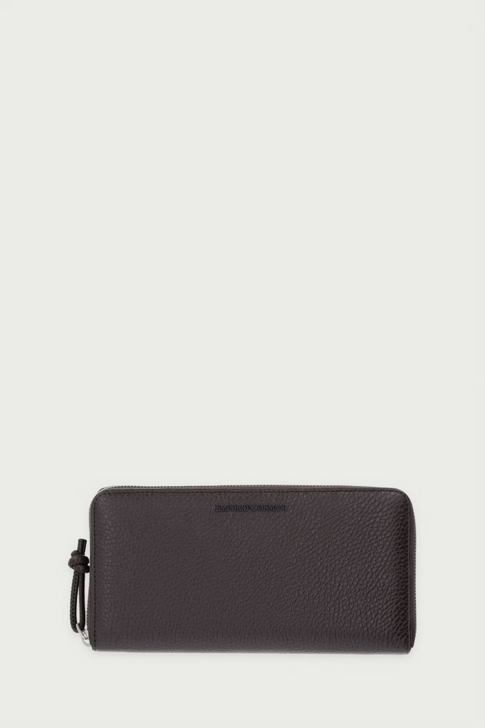 Emporio Armani portfel męski skórzany brązowy Y4R169.Y068E