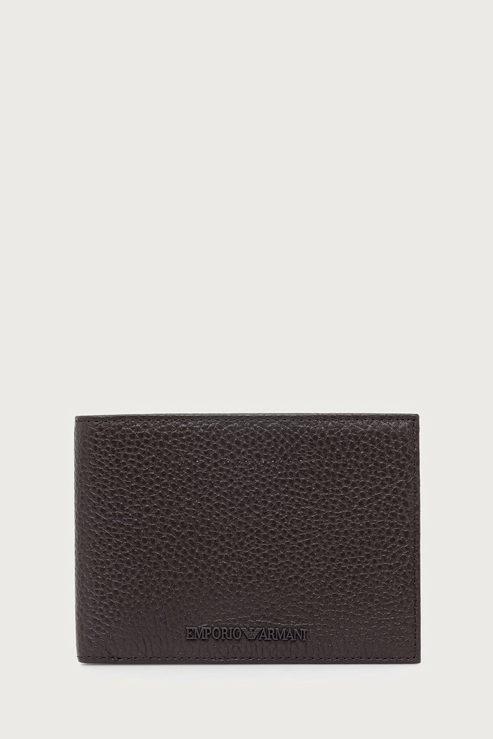 Emporio Armani Portfel męski skórzany brązowy Y4R166.Y068E