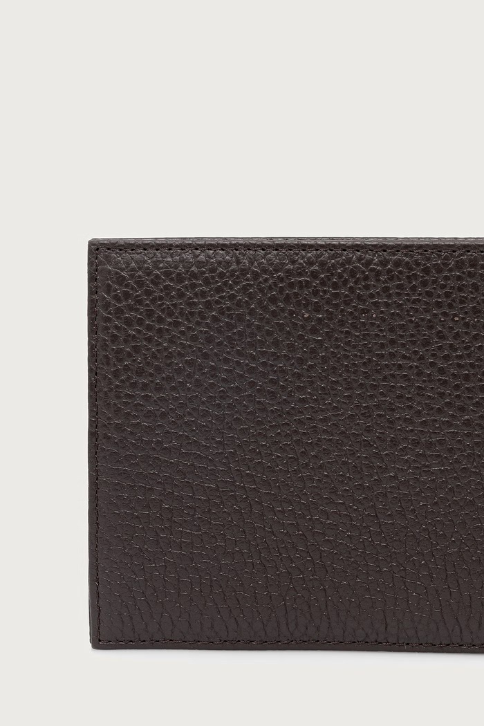 Akcesoria Emporio Armani Portfel męski skórzany Y4R166.Y068E brązowy