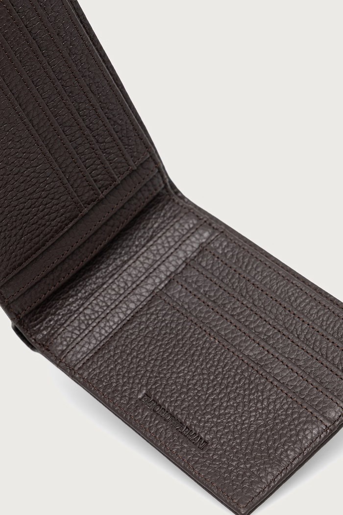 Portfel męski skórzany Emporio Armani Y4R166.Y068E brązowy