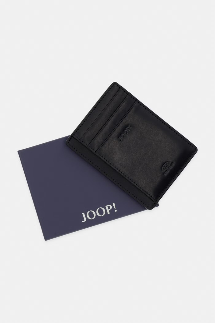 Joop! etui na karty męskie skórzane Cerratano Itys czarny 4140008377