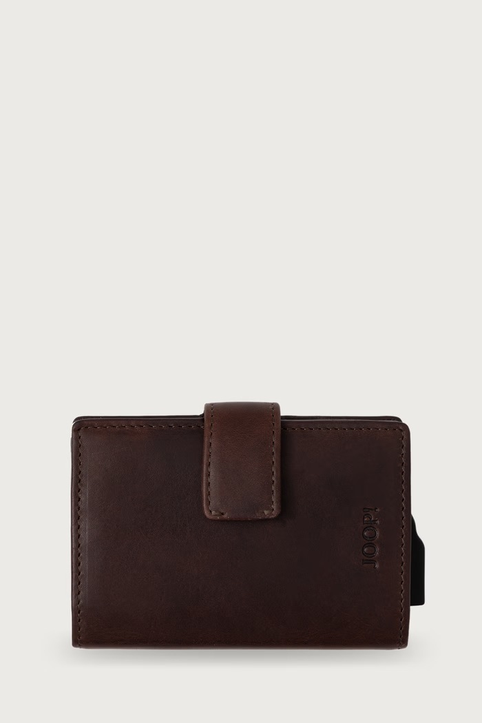 Joop! Etui na karty męskie skórzane Cerratano C-Two E-Cage brązowy 4140008370
