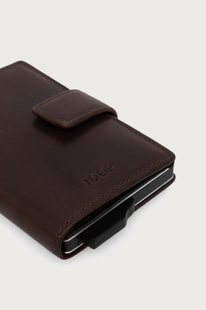Akcesoria Joop! Etui na karty męskie skórzane Cerratano C-Two E-Cage 4140008370 brązowy