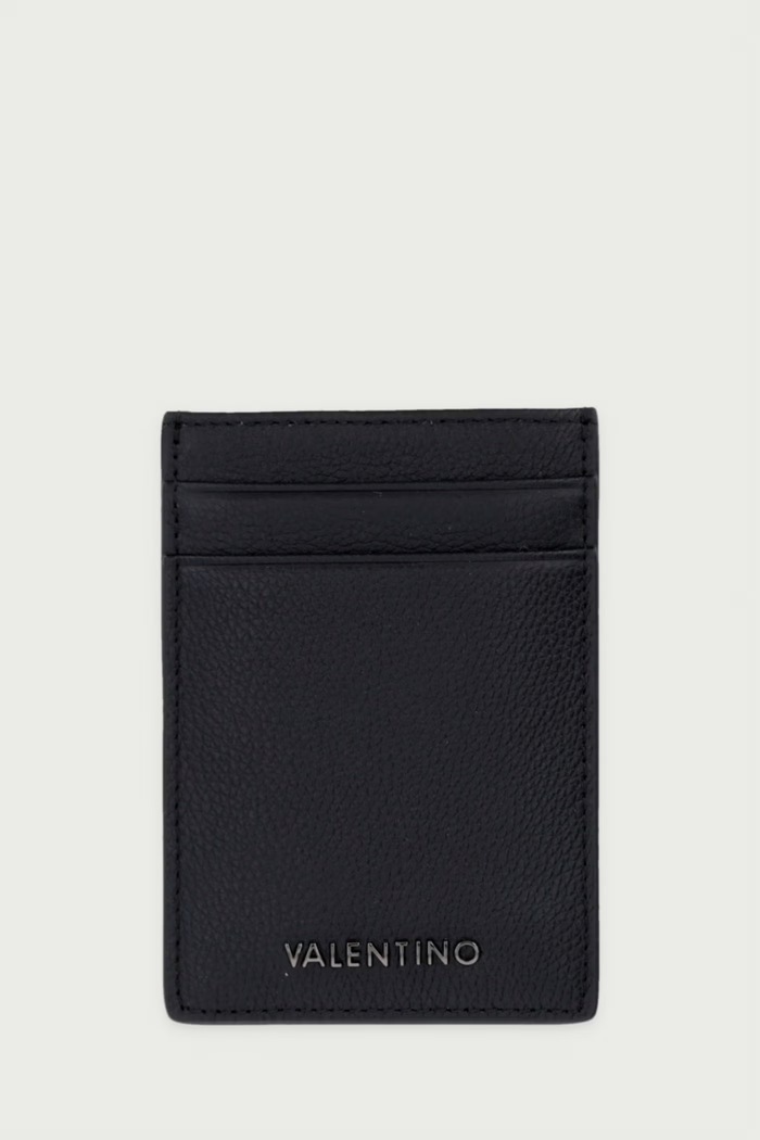 Valentino Bags Etui na karty męskie skórzane FORT czarny VPP9LX98
