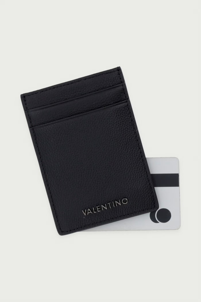 Akcesoria Valentino Bags Etui na karty męskie skórzane FORT VPP9LX98 czarny