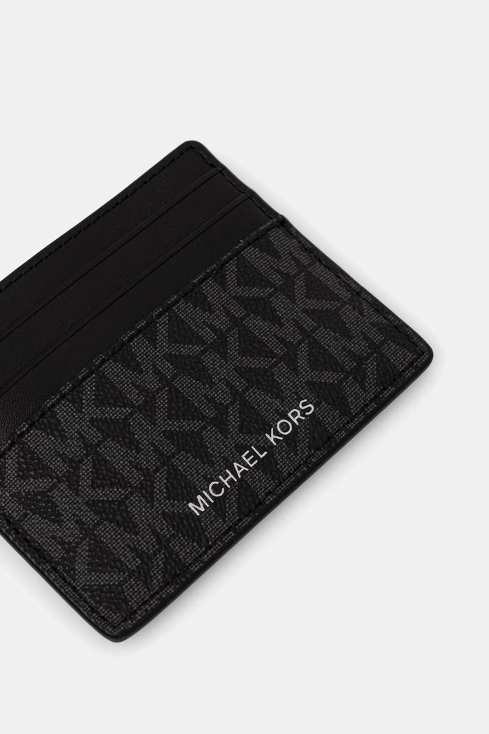 Michael Kors zestaw etui na karty i pasek męski 39S4LBLY6B czarny