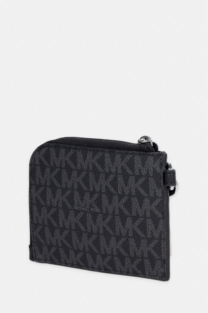 Michael Kors portfel męski z imitacji skóry HUDSON 39T6LHDU2B czarny AW26