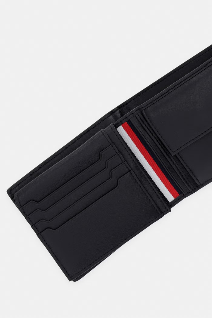 Αξεσουάρ Tommy Hilfiger πορτοφόλι ανδρικό δερμάτινο AM0AM14503 μαύρο