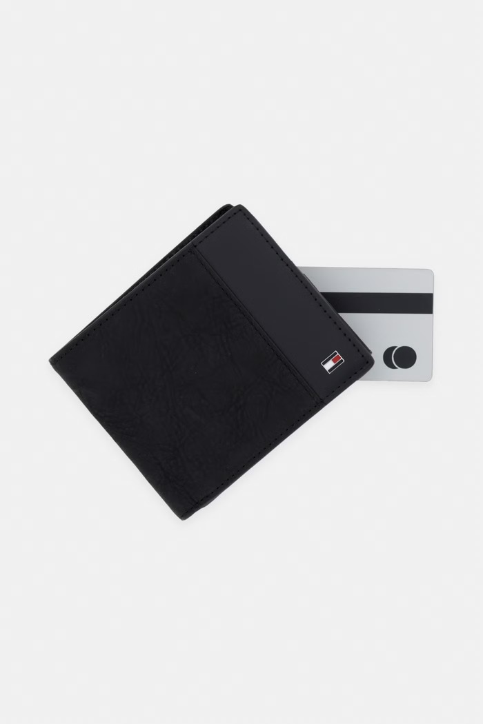 Tommy Hilfiger πορτοφόλι ανδρικό δερμάτινο μαύρο AM0AM14503