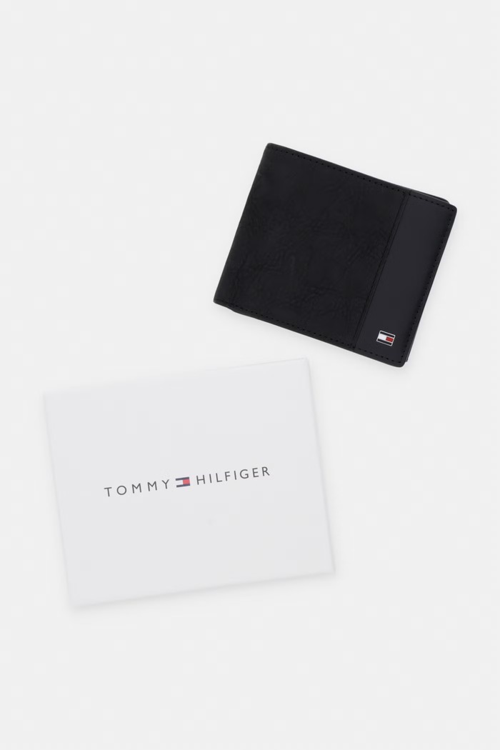Tommy Hilfiger πορτοφόλι ανδρικό δερμάτινο AM0AM14503 μαύρο