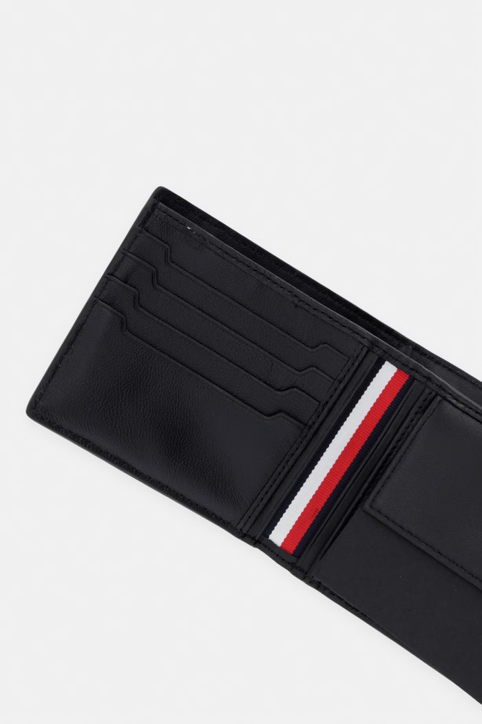 Αξεσουάρ Tommy Hilfiger πορτοφόλι RFID ανδρικό δερμάτινο AM0AM14502 μαύρο