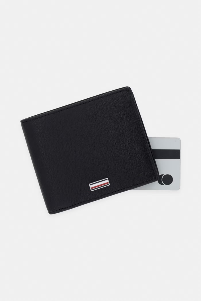 Tommy Hilfiger férfi bőr pénztárca fekete AM0AM14496