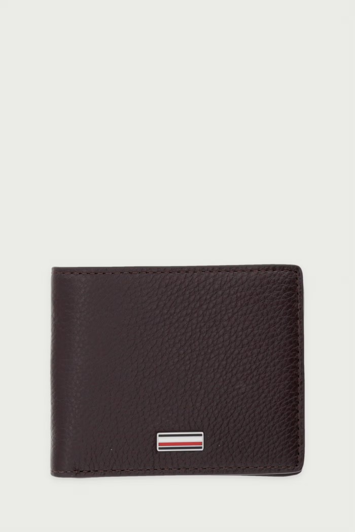 Tommy Hilfiger Portfel męski skórzany brązowy AM0AM14495