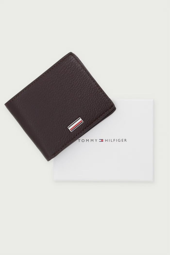 Peňaženka pánska kožená Tommy Hilfiger hnedá AM0AM14495