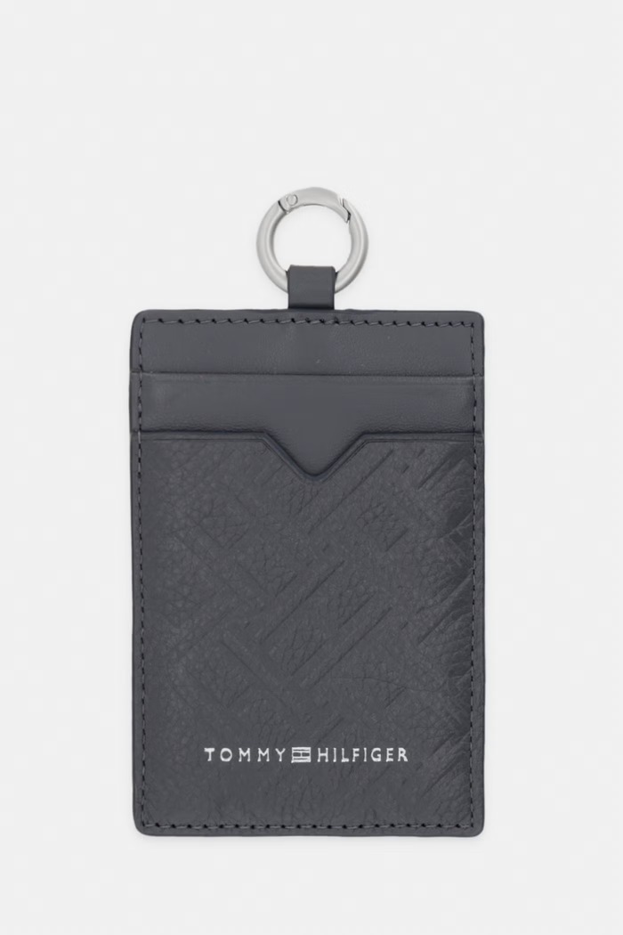 Tommy Hilfiger férfi bőr kártyatok szürke AM0AM14490