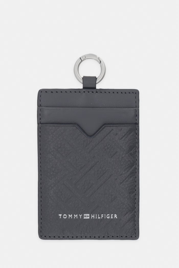 Tommy Hilfiger férfi bőr kártyatok szürke AM0AM14490