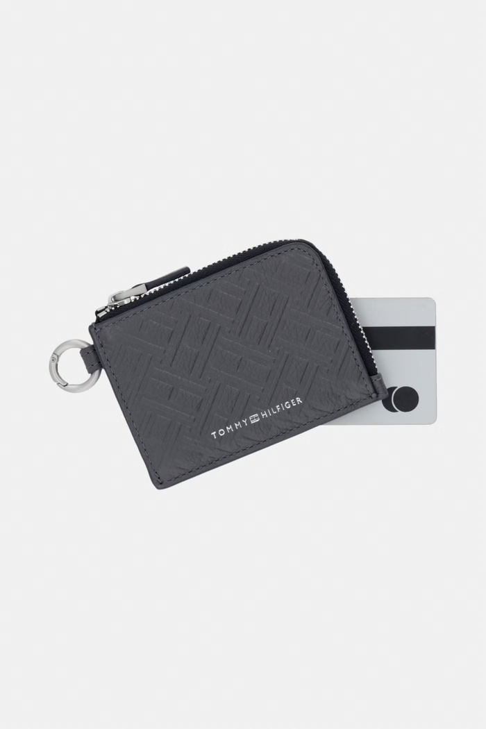 Kiegészítők Tommy Hilfiger férfi bőr pénztárca AM0AM14487 szürke