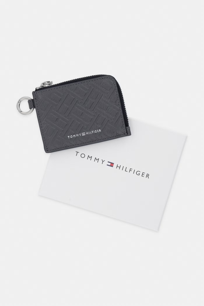 Tommy Hilfiger férfi bőr pénztárca szürke AM0AM14487