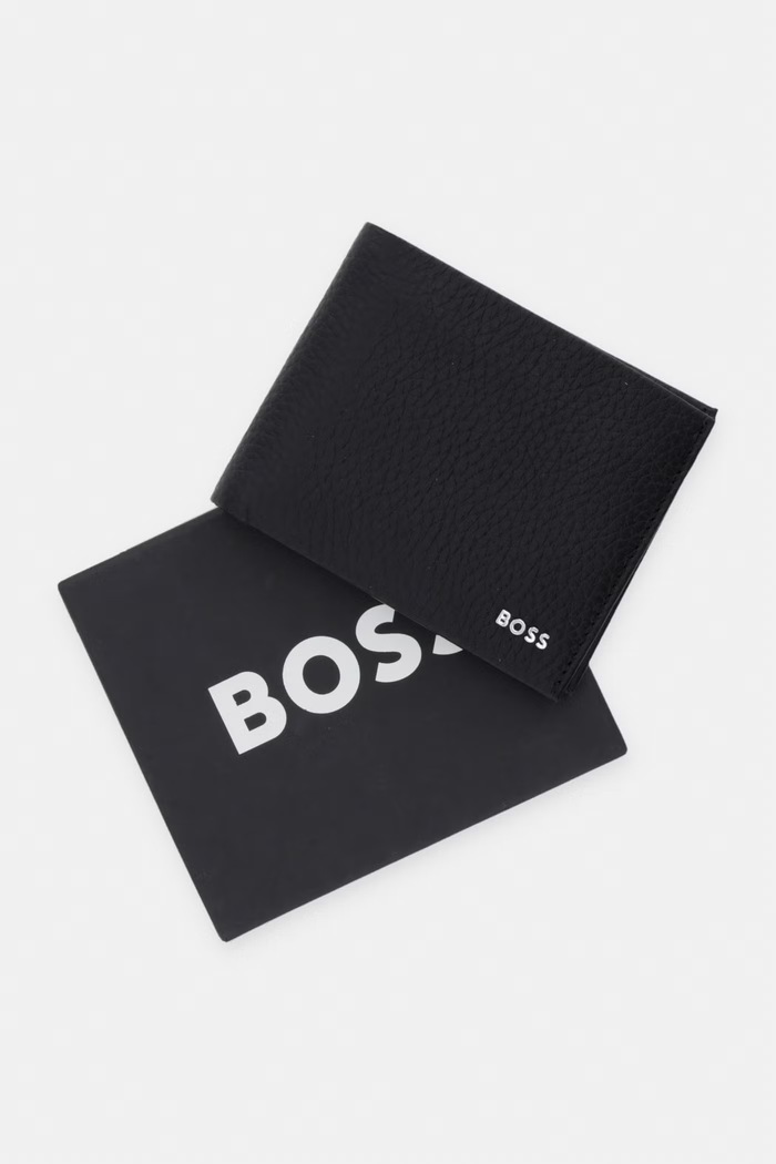 BOSS portfel męski skórzany New Crosstown_6cc 50529512 czarny
