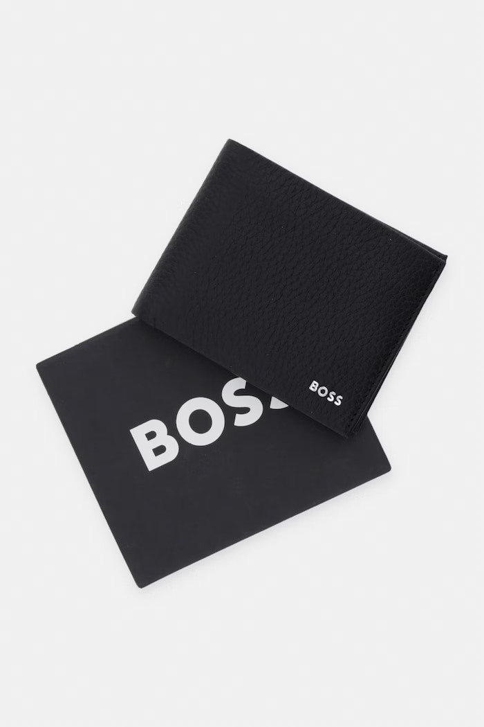 BOSS portfel męski skórzany New Crosstown_6cc 50529512 czarny