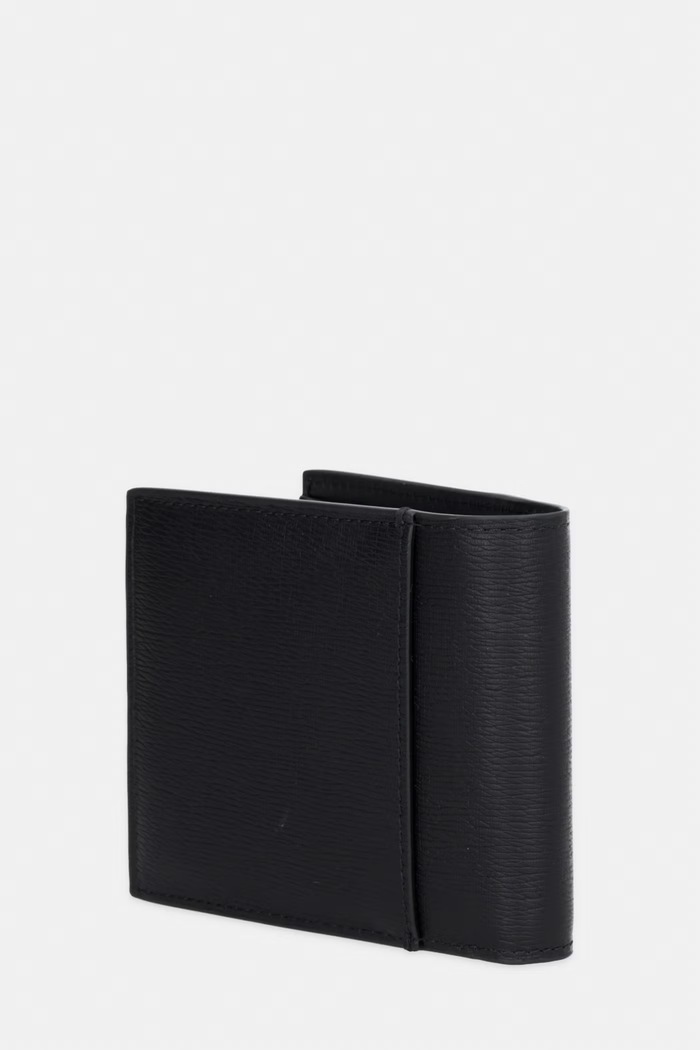 Calvin Klein peňaženka pánska kožená LV04D1304G čierna AW26
