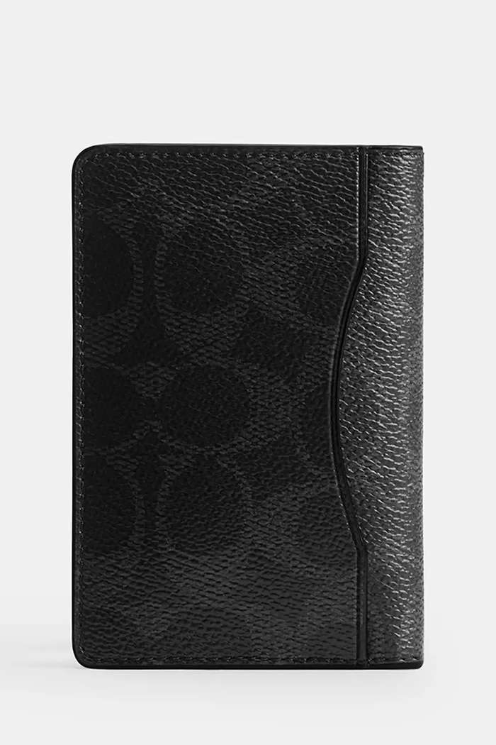Coach etui na karty męskie 5009.wlt czarny AW26
