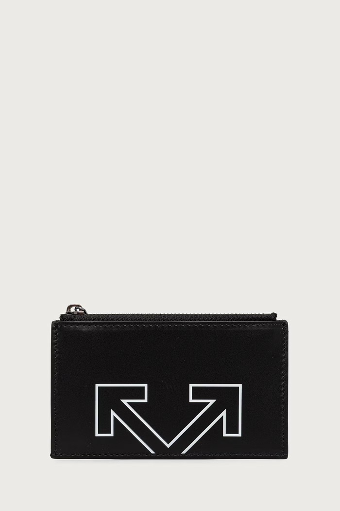 Off-White Heritage portofel din piele negru OWMND11F26LT01
