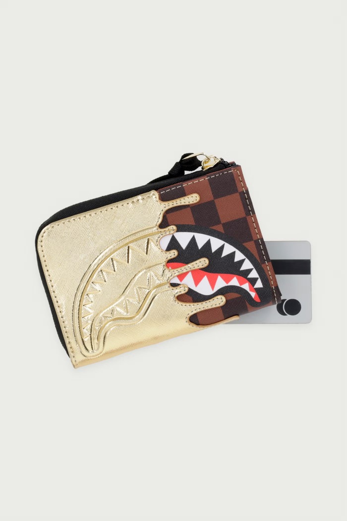 Portfel z imitacji skóry SHARKS IN PARIS Sprayground 910W9341NSZ brązowy