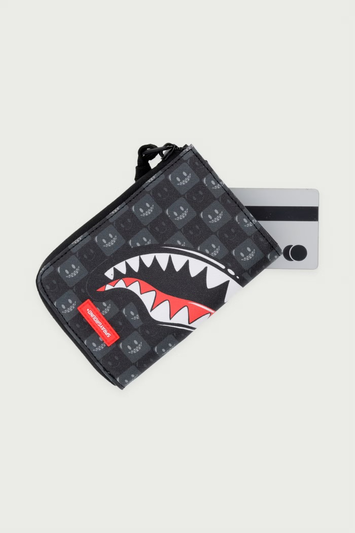 Portfel z imitacji skóry SHARKS IN PARIS Sprayground 910W9315NSZ szary